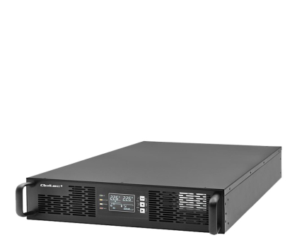 UPS (zasilacz awaryjny) QOLTEC Zasilacz awaryjny UPS do RACK | 2.4kVA | 2400W | Power Factor 1.0| LCD | On-line 52286